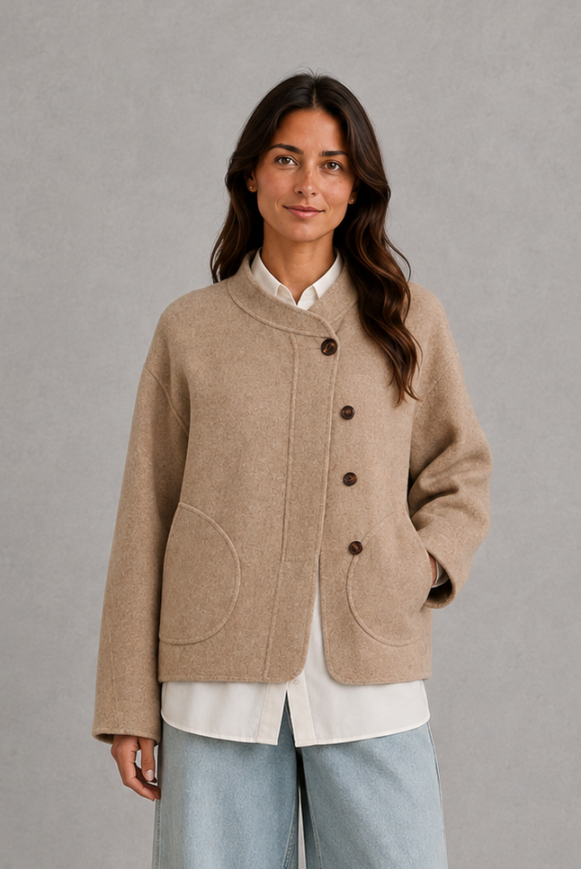 Button Front Fleece Jacket