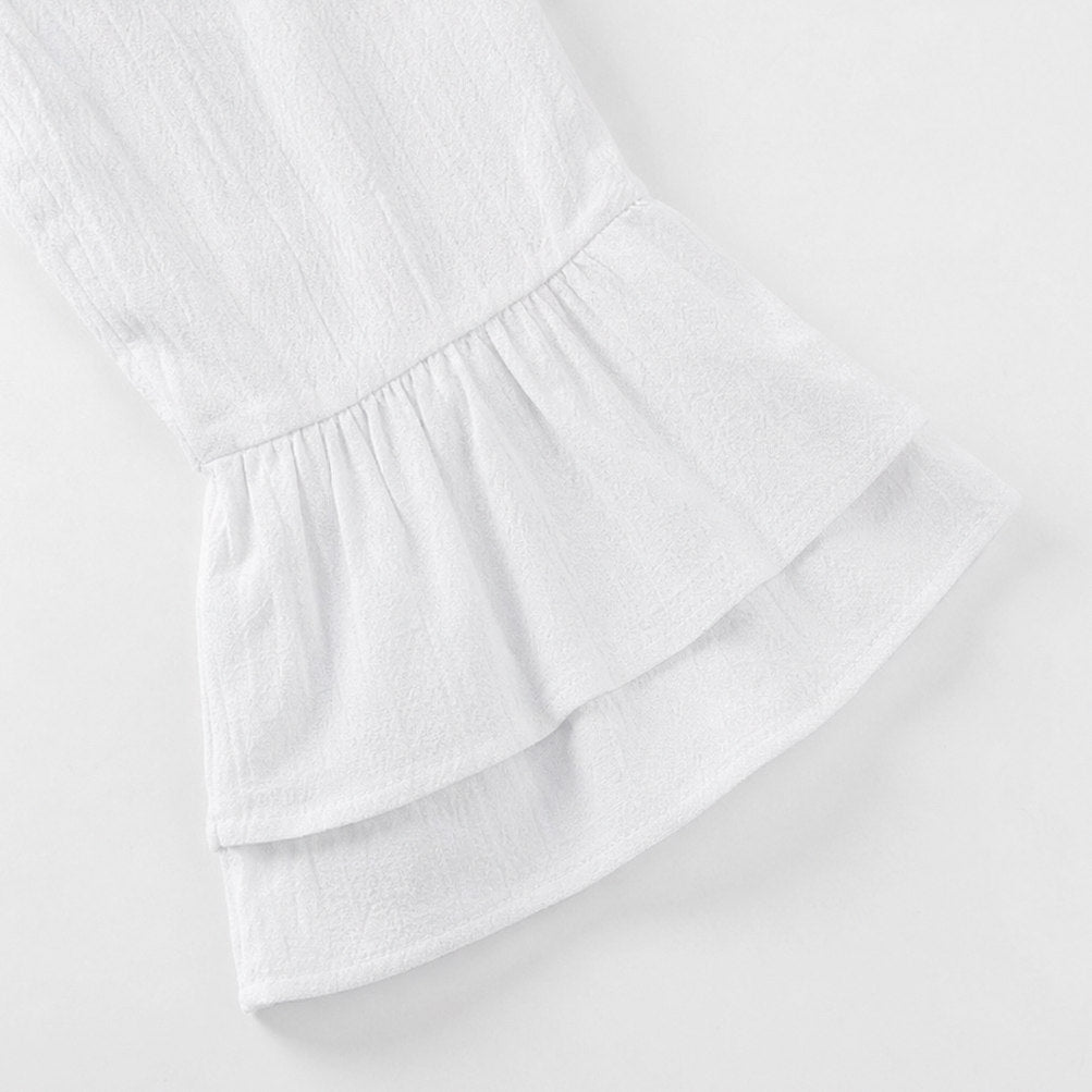 Gauze Cowl Neck Maxi Dress