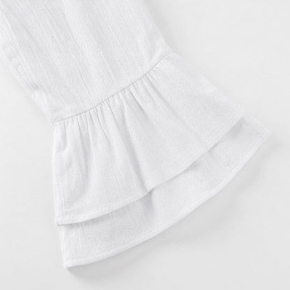 Gauze Cowl Neck Maxi Dress