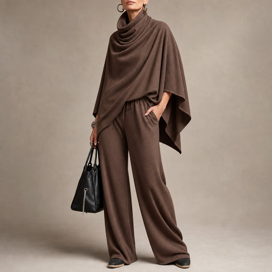 Knit Cowl Drape Matching Set