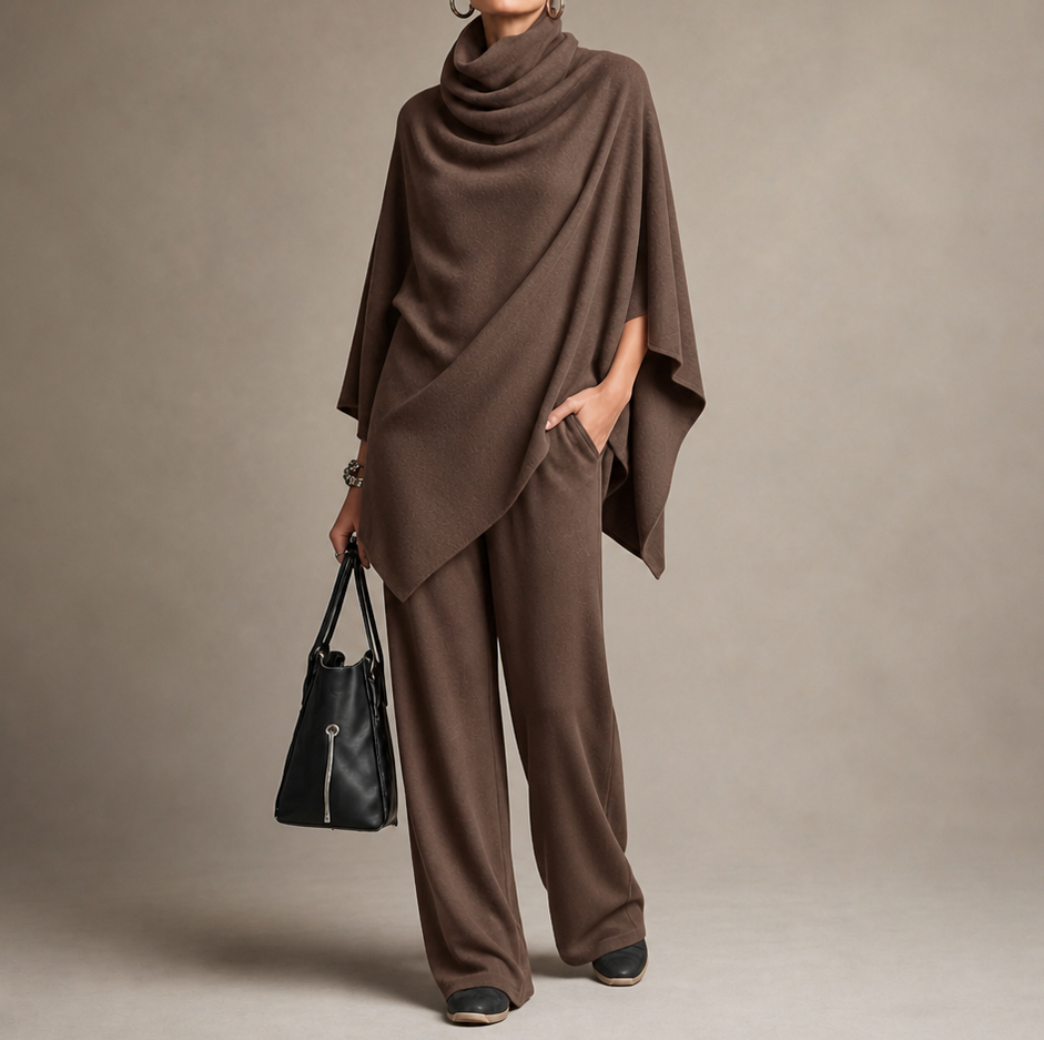 Knit Cowl Drape Matching Set