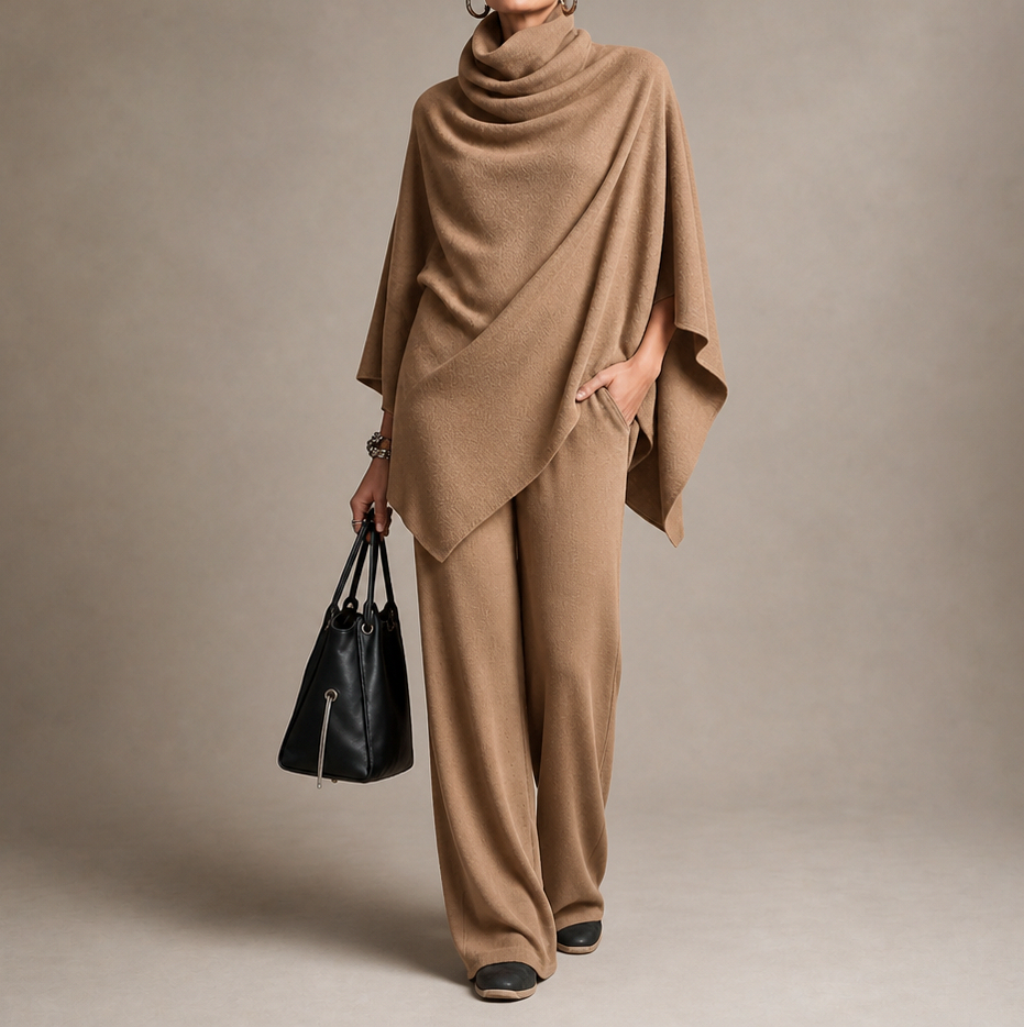 Knit Cowl Drape Matching Set