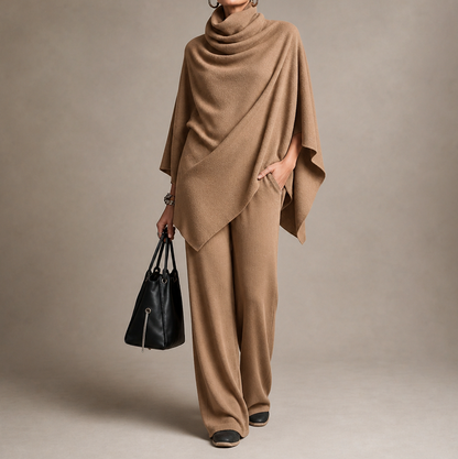 Knit Cowl Drape Matching Set