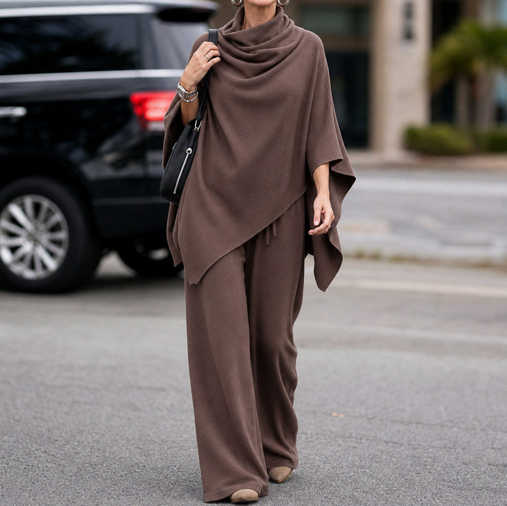 Knit Cowl Drape Matching Set