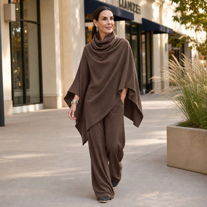 Knit Cowl Drape Matching Set