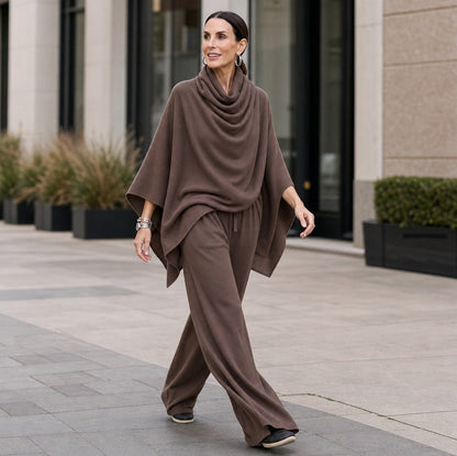Knit Cowl Drape Matching Set