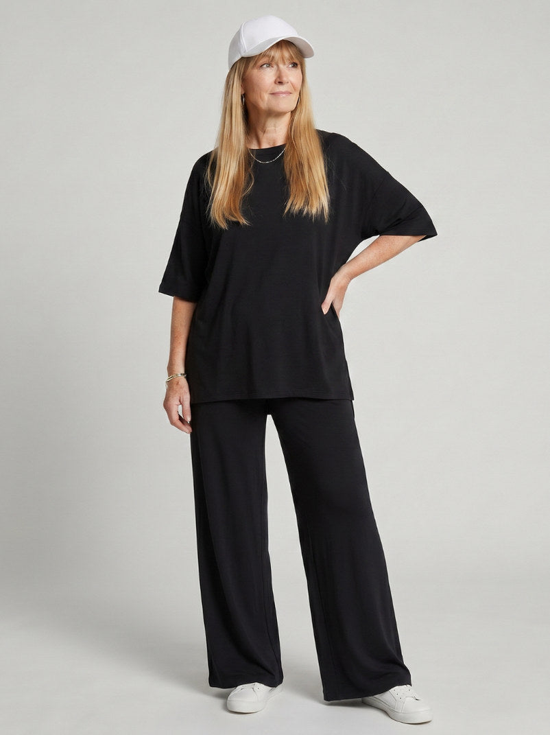 Oversized Short Sleeve Pants Set