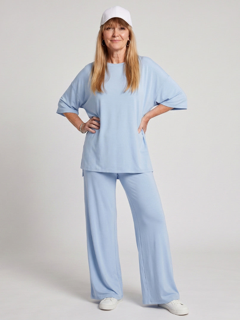 Oversized Short Sleeve Pants Set
