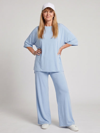 Oversized Short Sleeve Pants Set