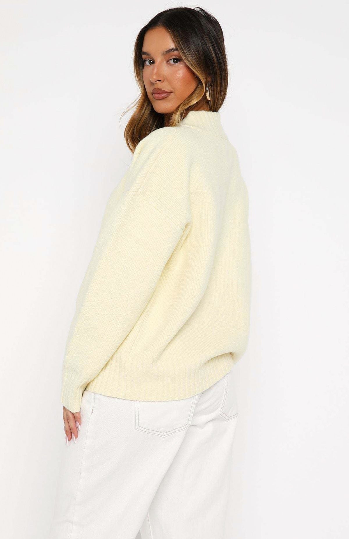 Ribbed Knit Zip Cardigan