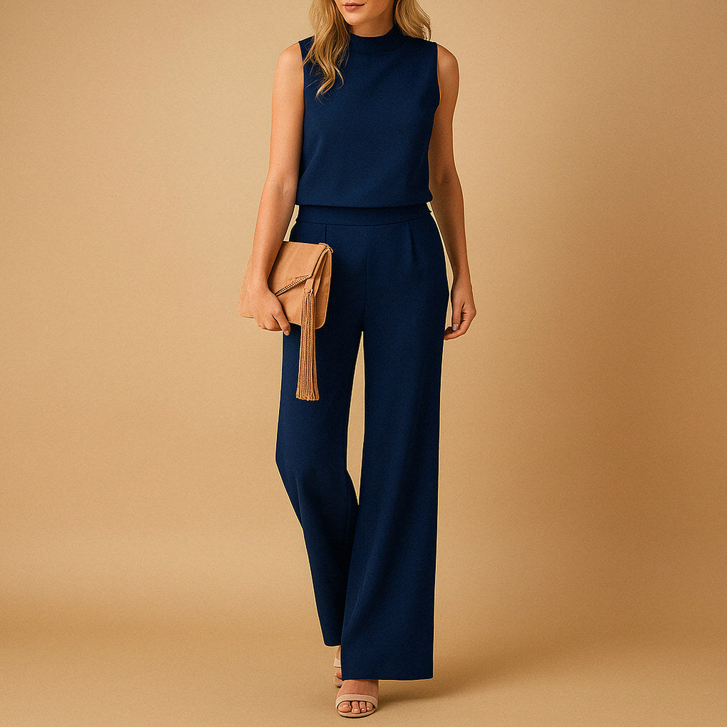 Satin Wide Leg Jumpsuit