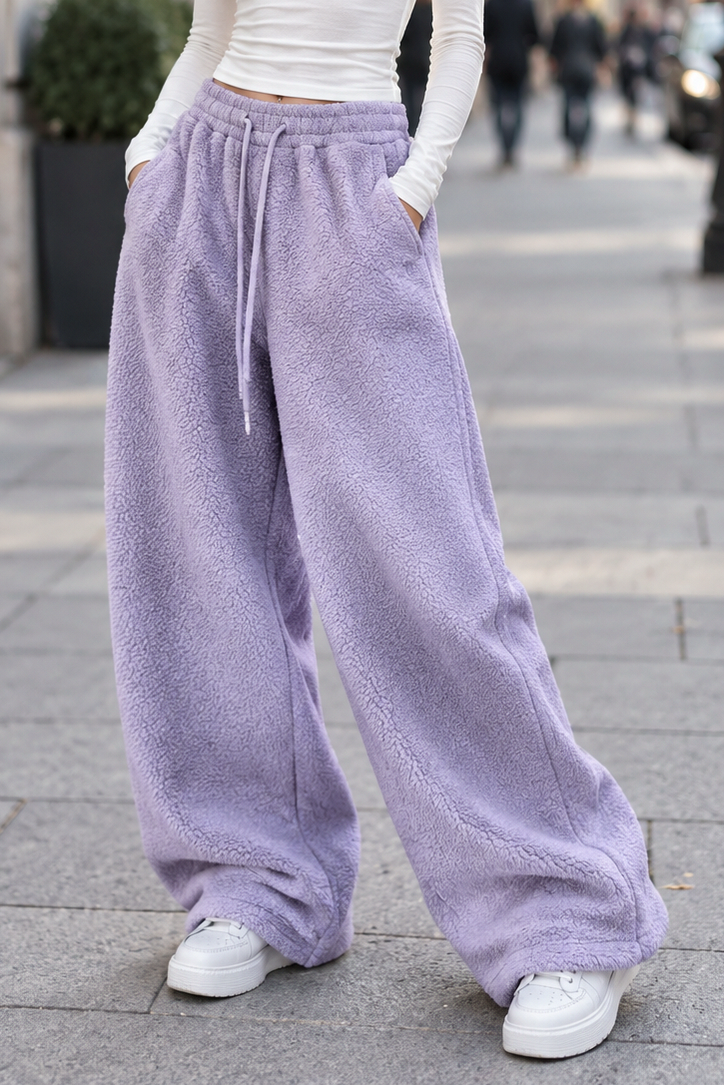 Sherpa Wide Leg Pants