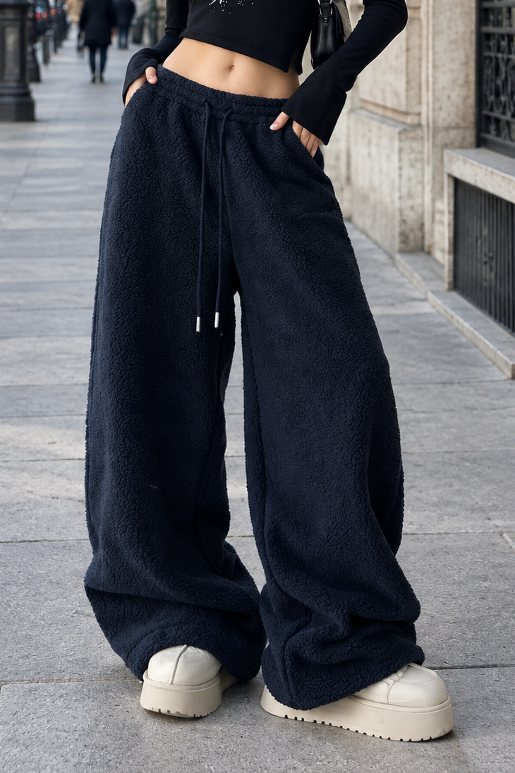 Sherpa Wide Leg Pants