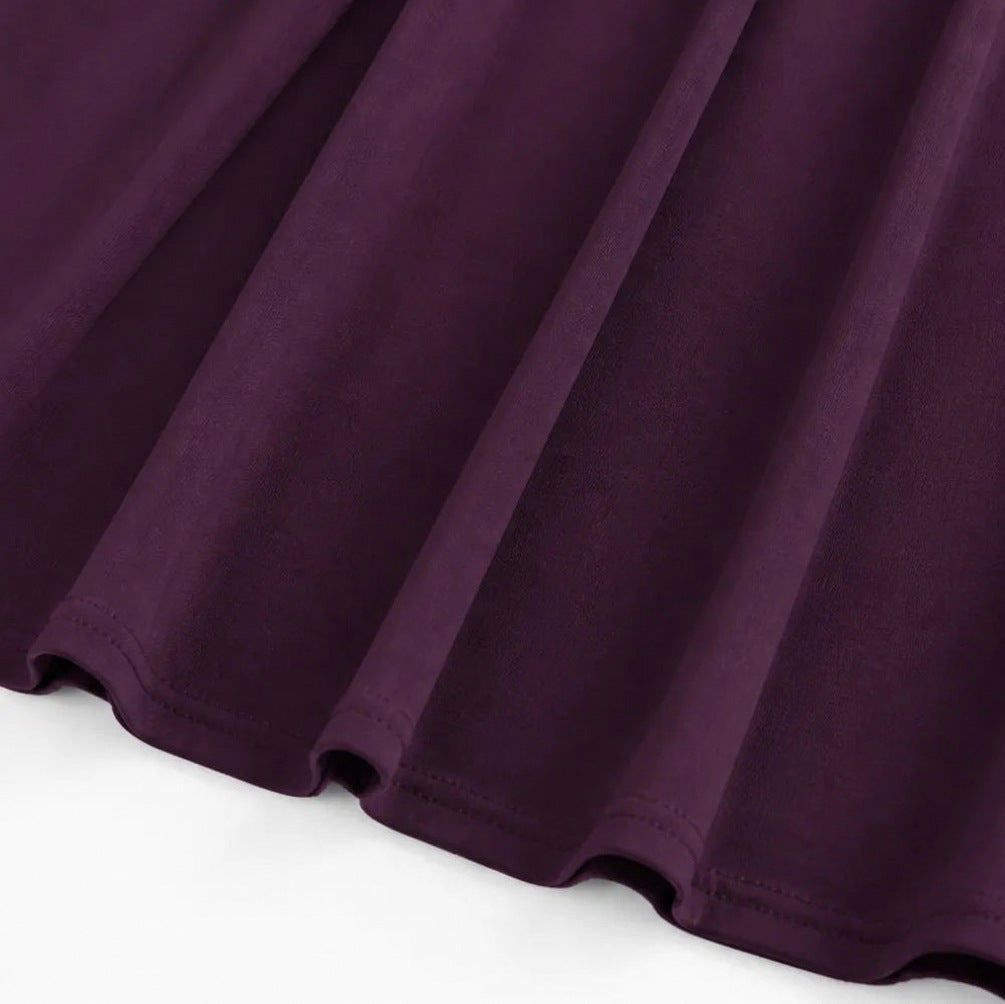 Square Neck Cap Sleeve Maxi Dress