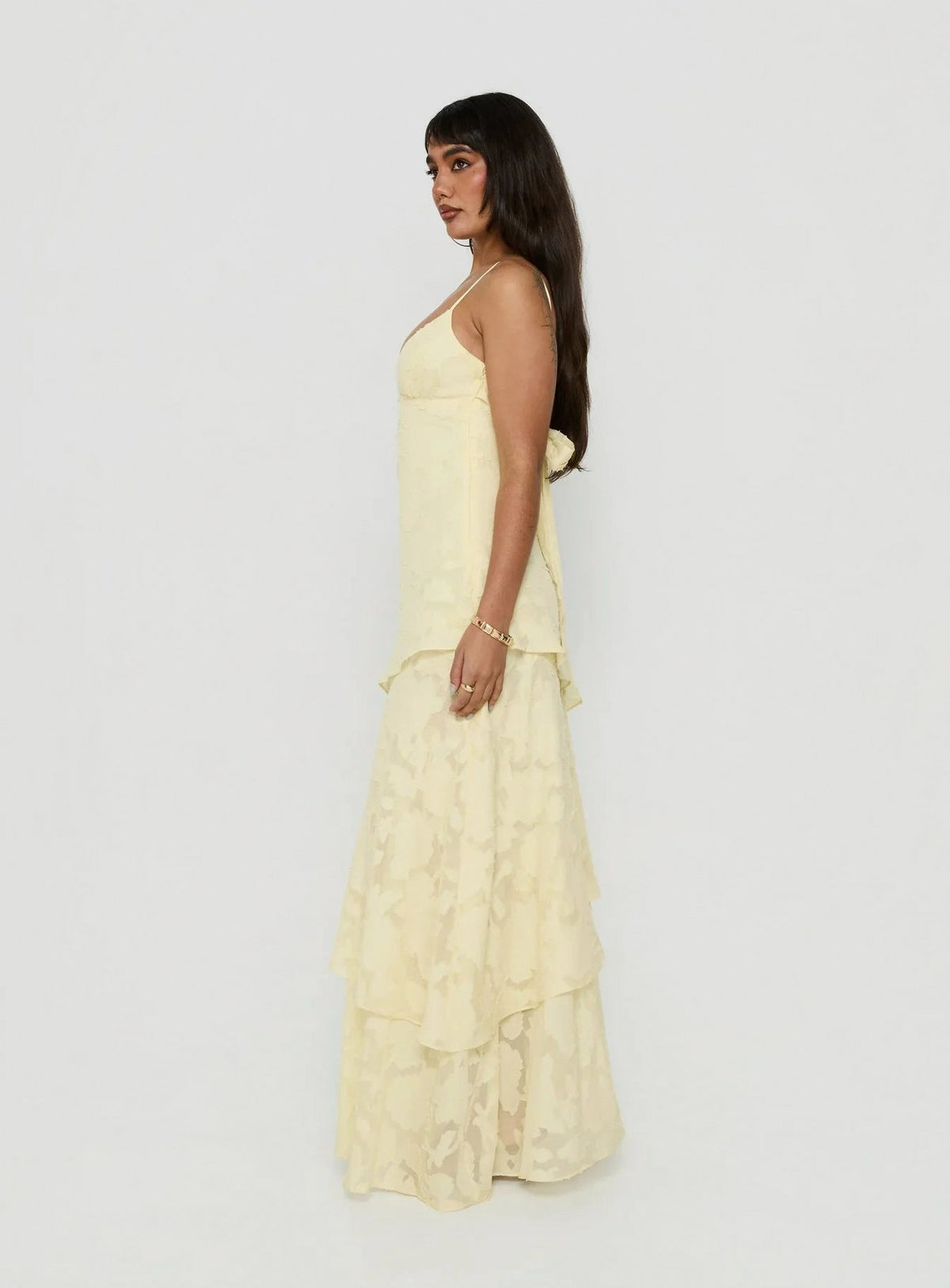 Tiered A-Line Maxi Dress