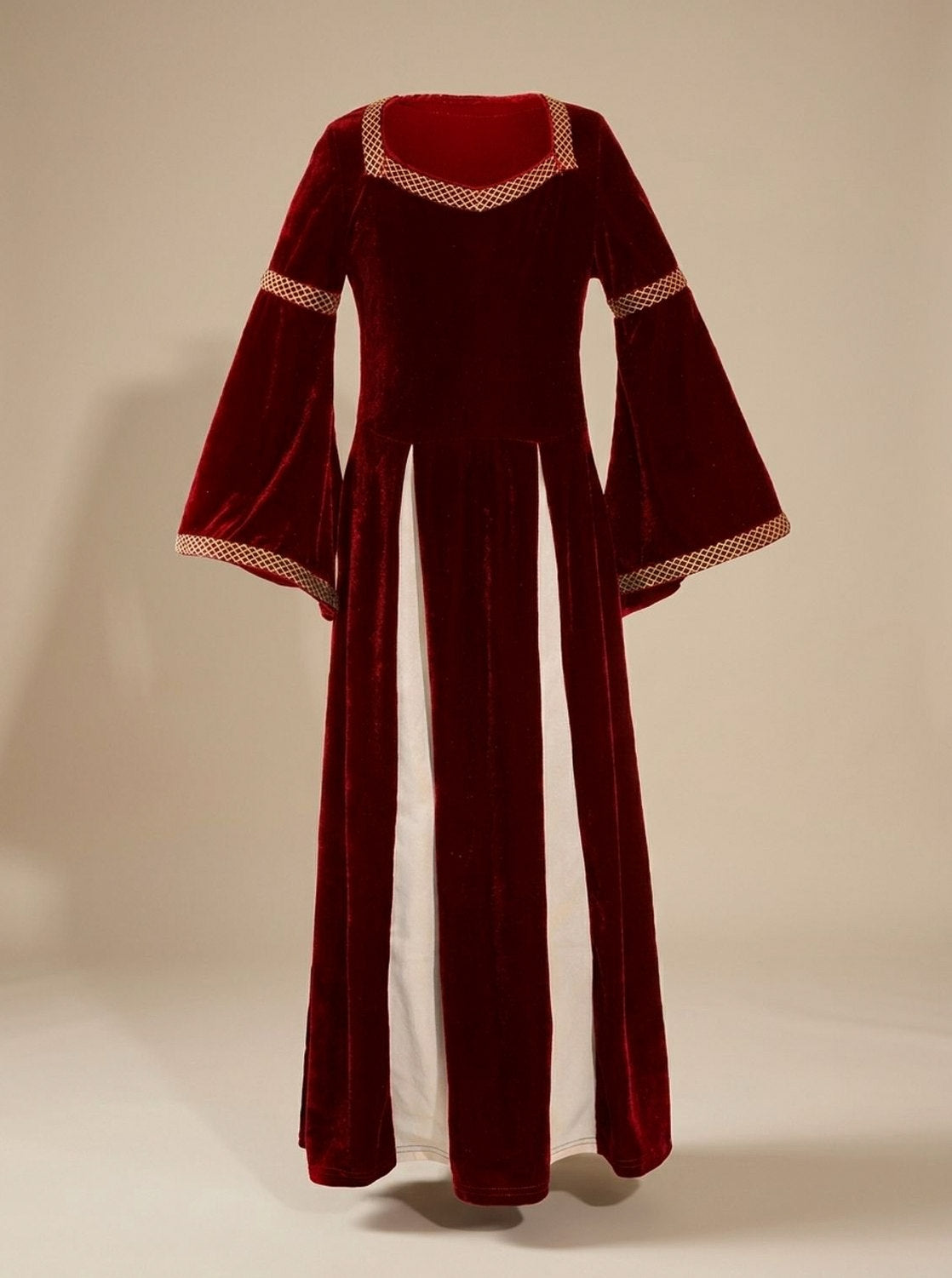 Velvet Long Sleeve Square Neck Maxi Dress